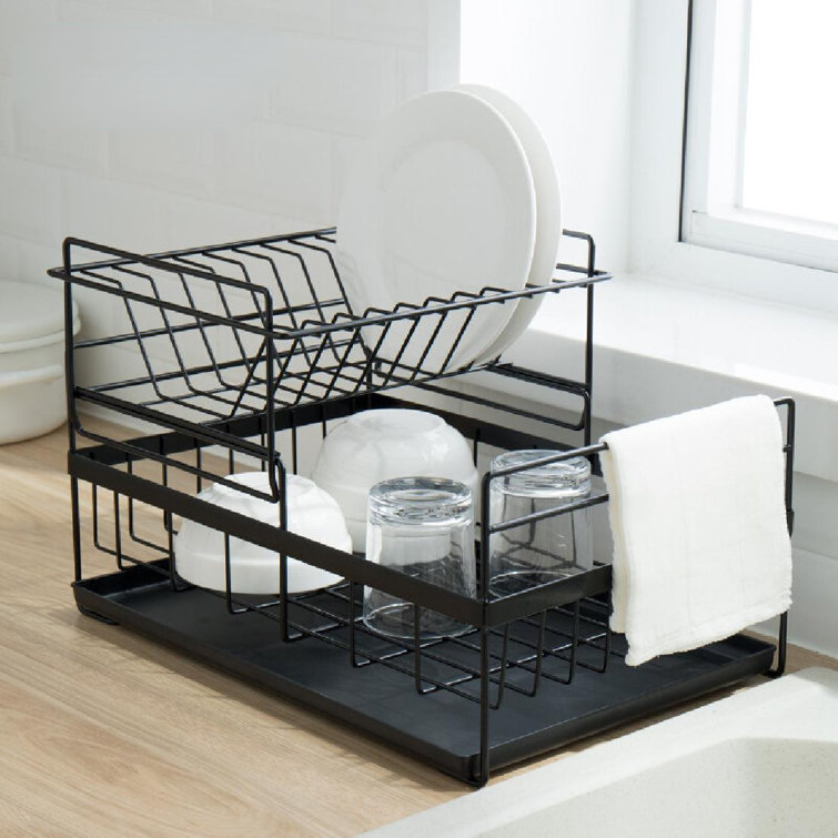 Umber Rea Tabletop Kitchen Metal Dish Rack Wayfair Canada